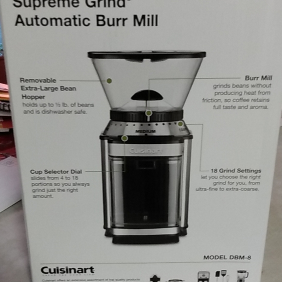 CRISINART COFFEE GRINDER  NEW - Picture 2 of 6